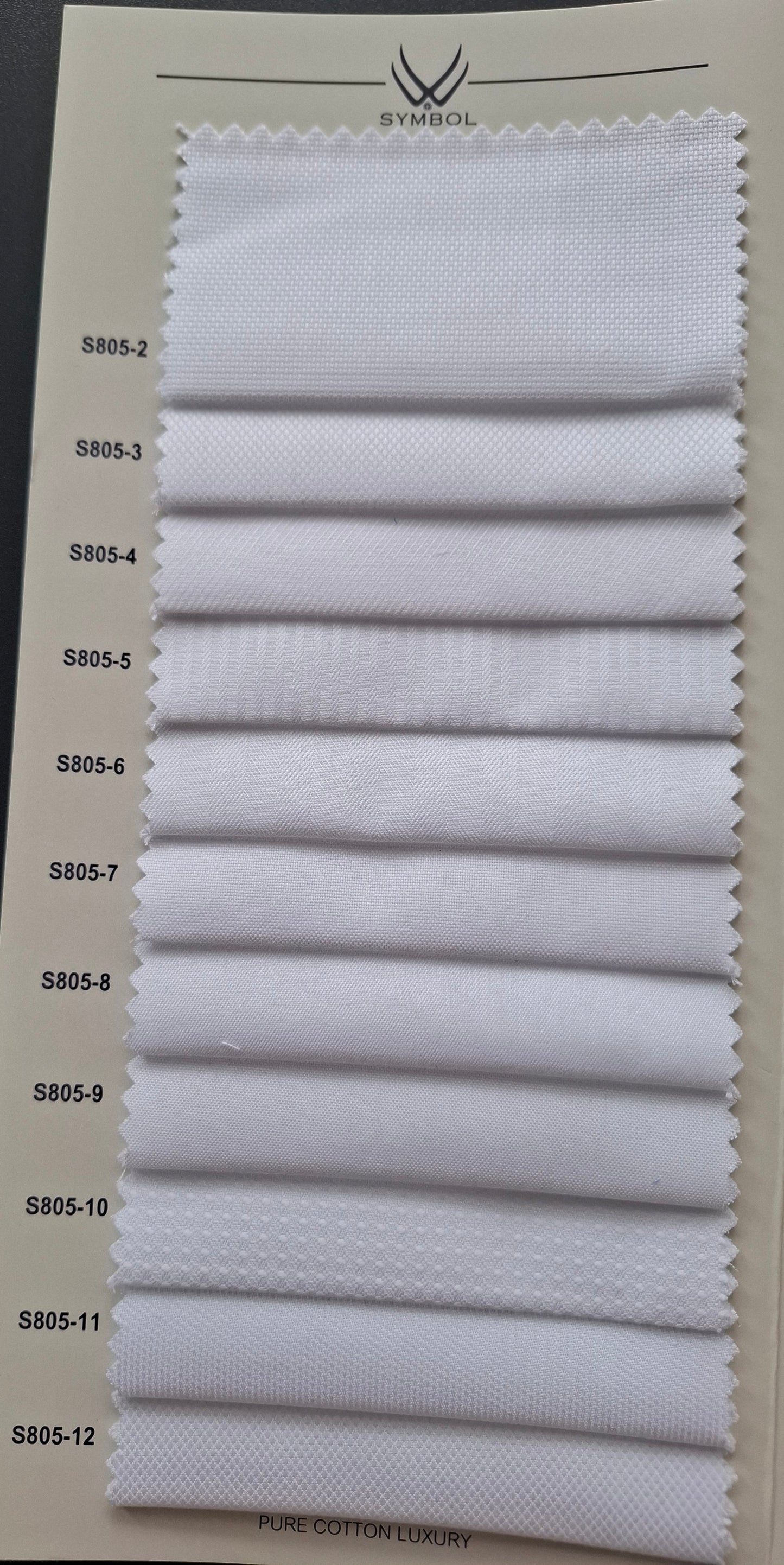 Pure Cotton Luxury Fabric – Code S805-3 (White Shirting)