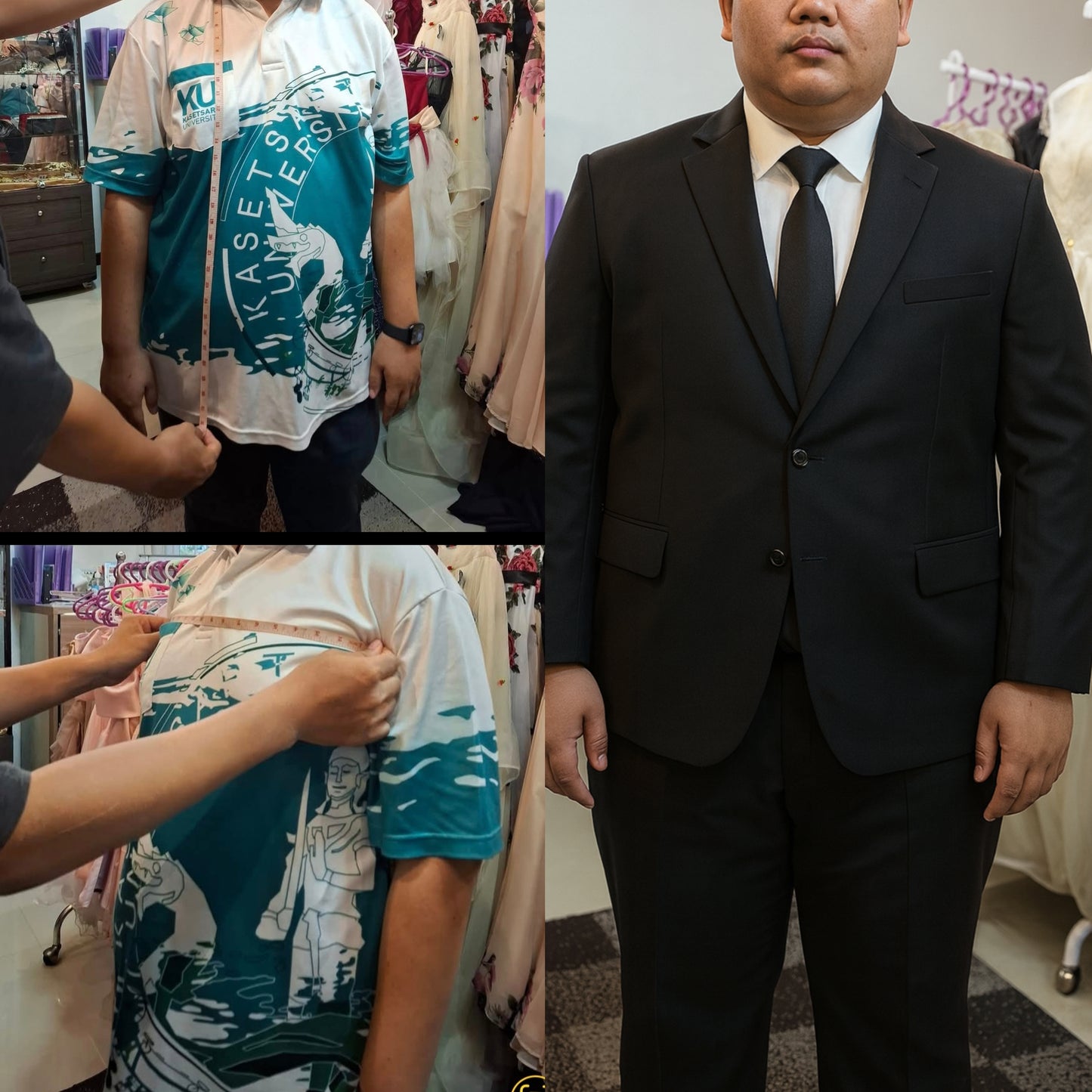 Customer – Black Suit for Kasetsart University Student (Event Attire) | Samuel2in1