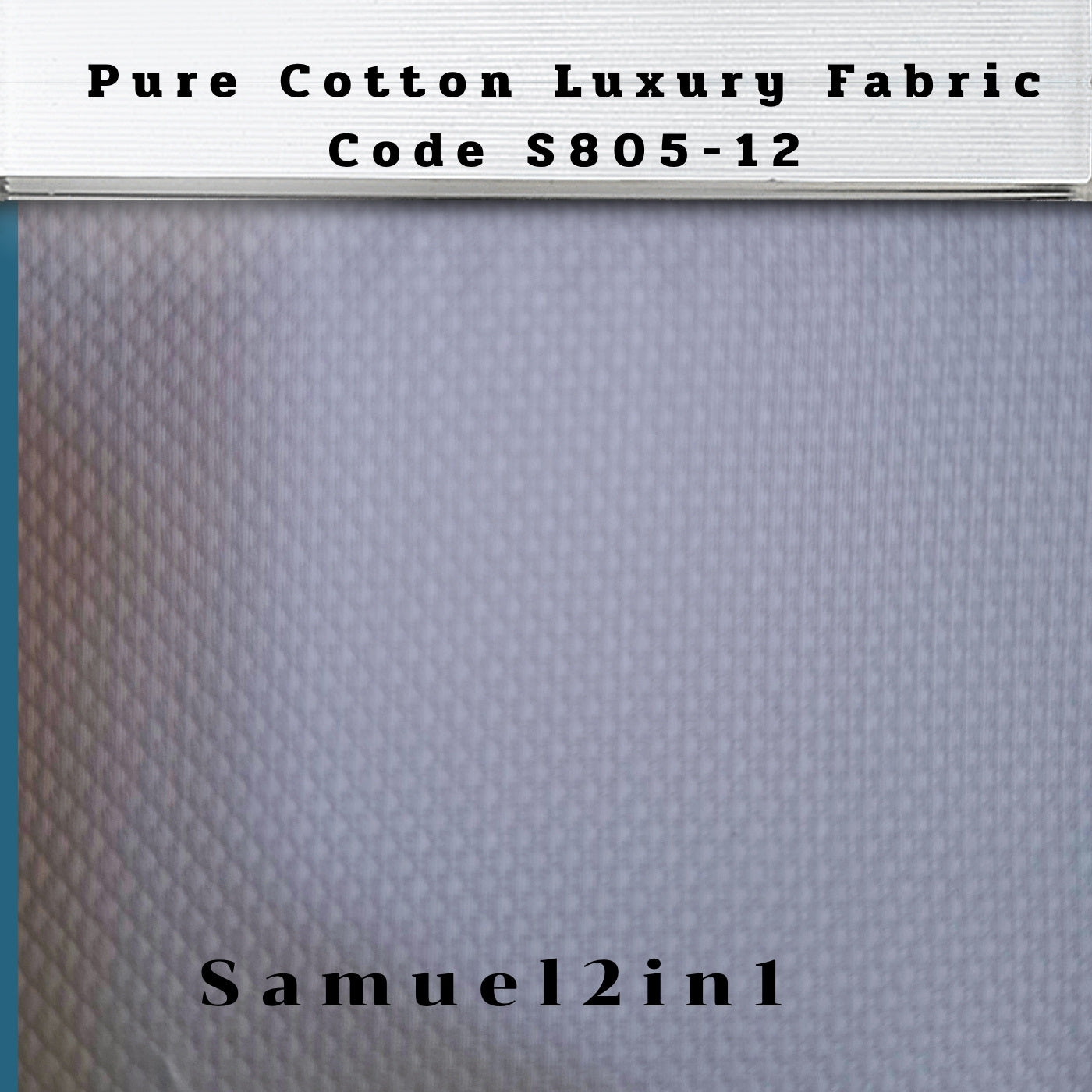 Pure Cotton Luxury Fabric – Code S805-12 | Samuel2in1