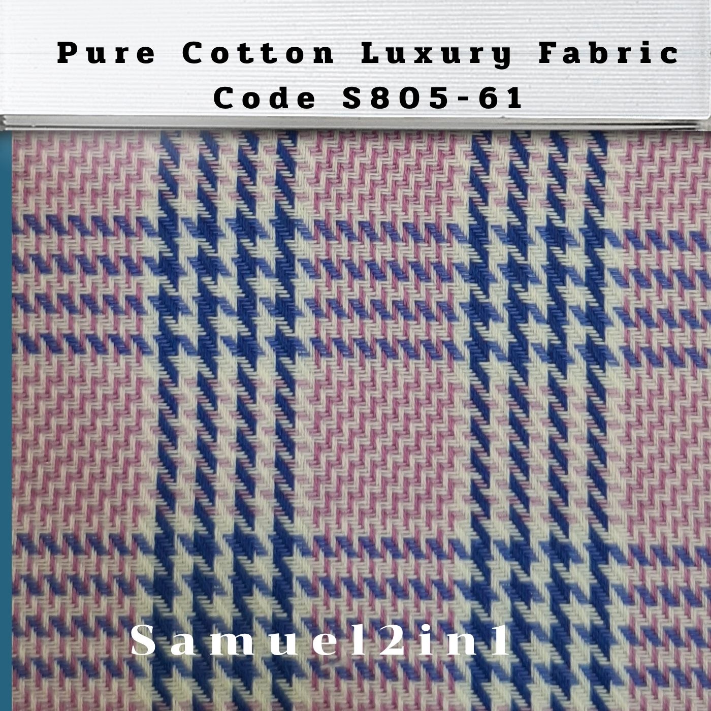 Pure Cotton Luxury Fabric – Code S805-61 | Samuel2in1