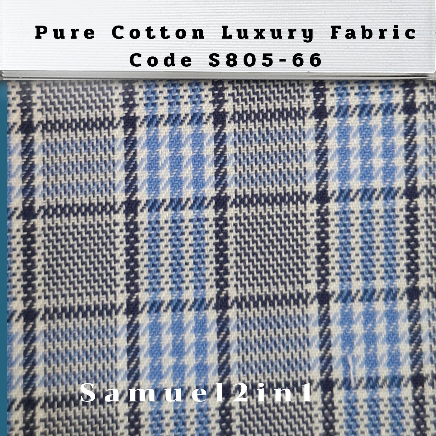 Pure Cotton Luxury Fabric – Code S805-66 | Samuel2in1