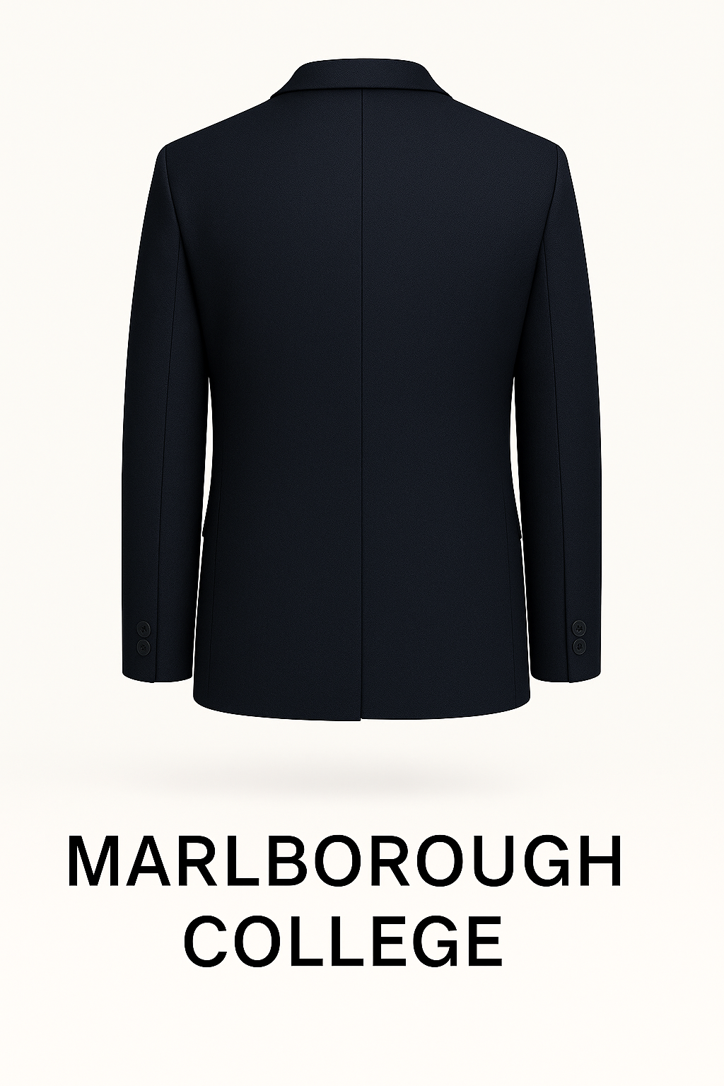 Marlborough College Blazer with Embroidered Crest – Made to Order