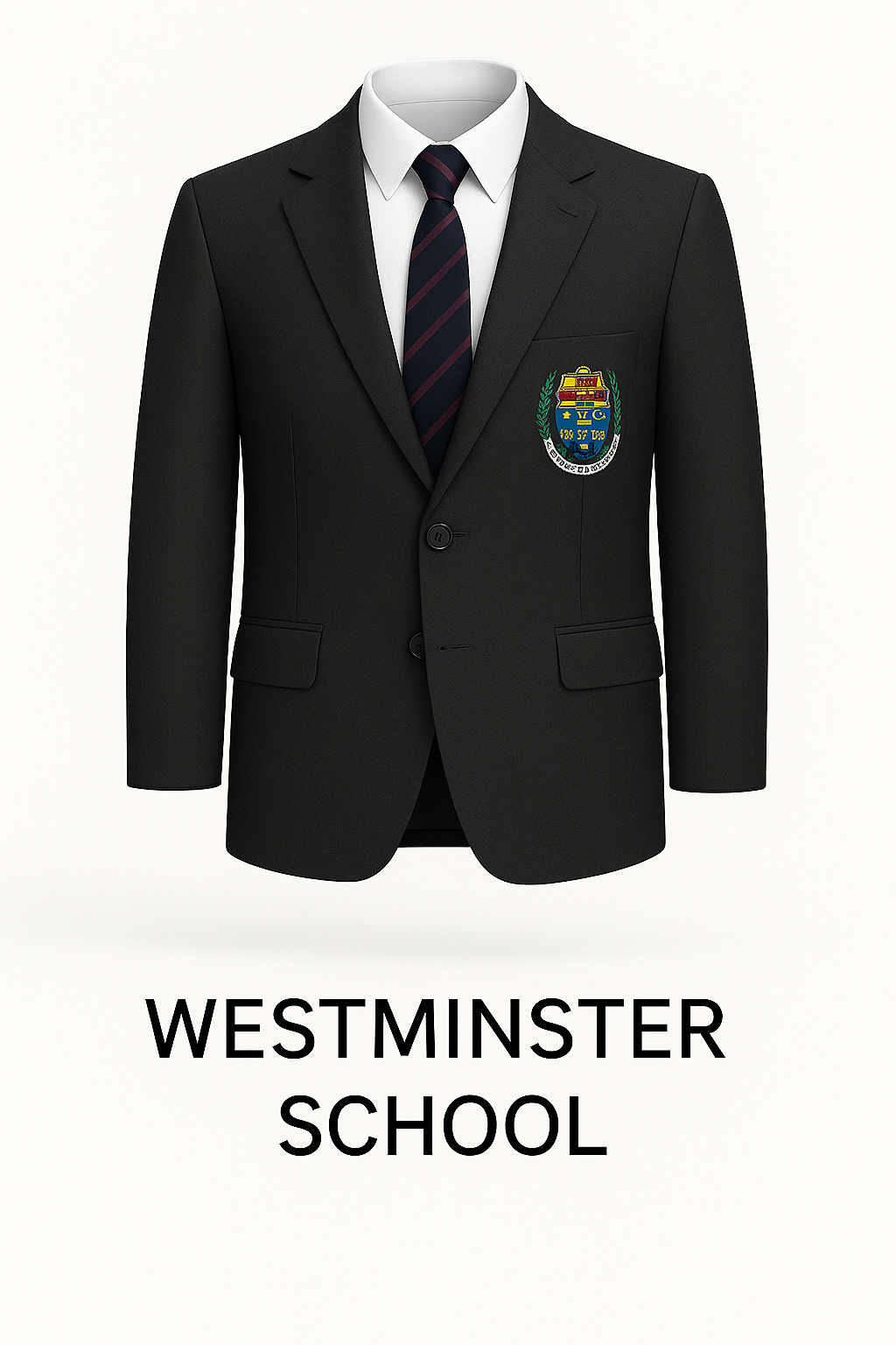 Westminster School Blazer with Embroidered Crest – Made to Order