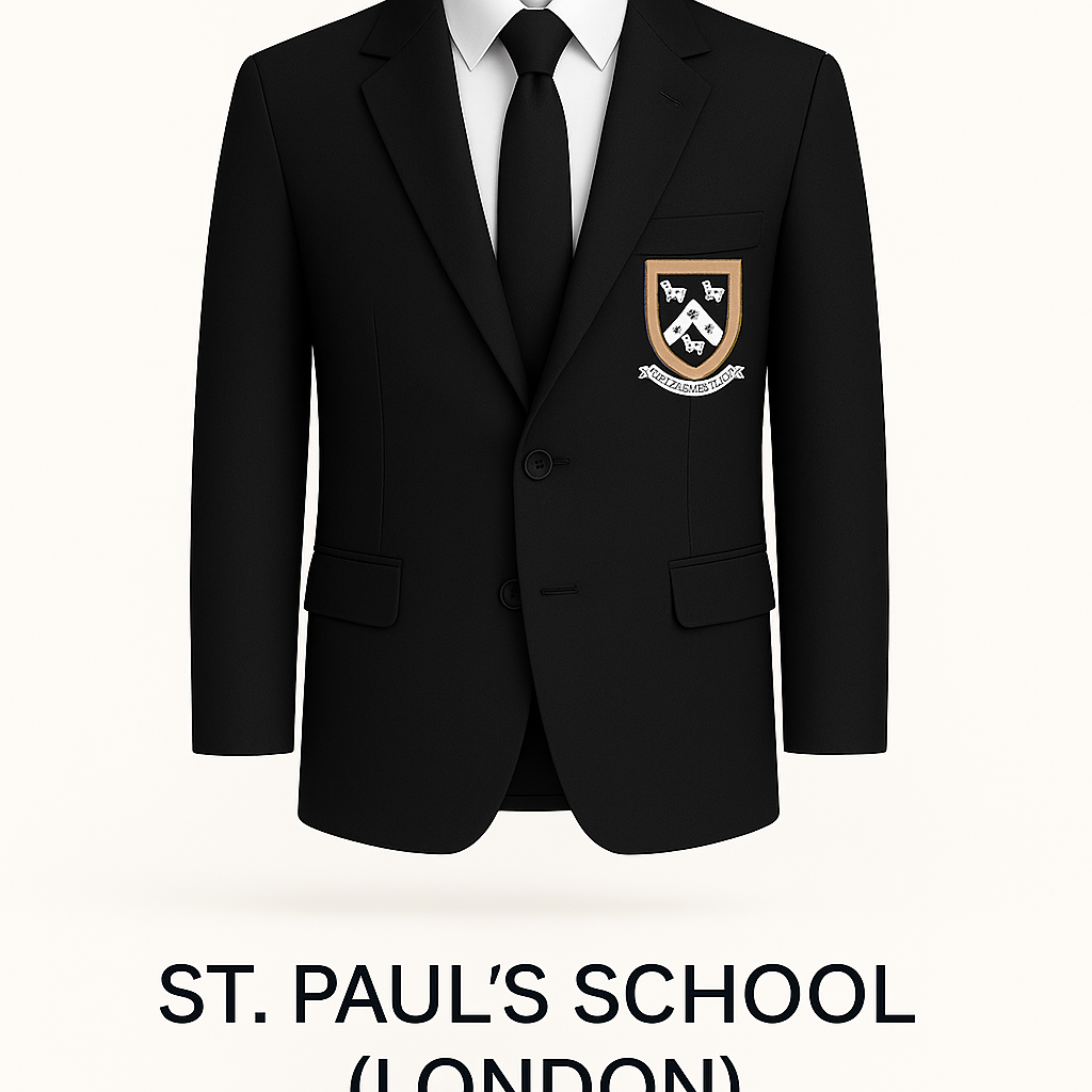 St. Paul’s School (London) Blazer with Embroidered Crest – Made to Order