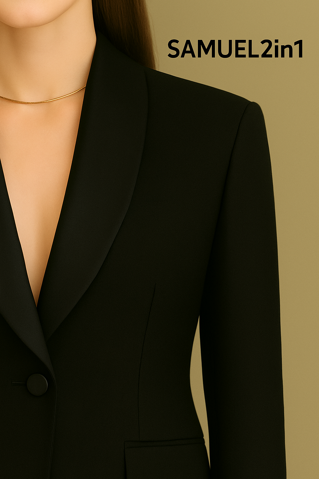 Made to Order Women’s Black Suit | Samuel2in1