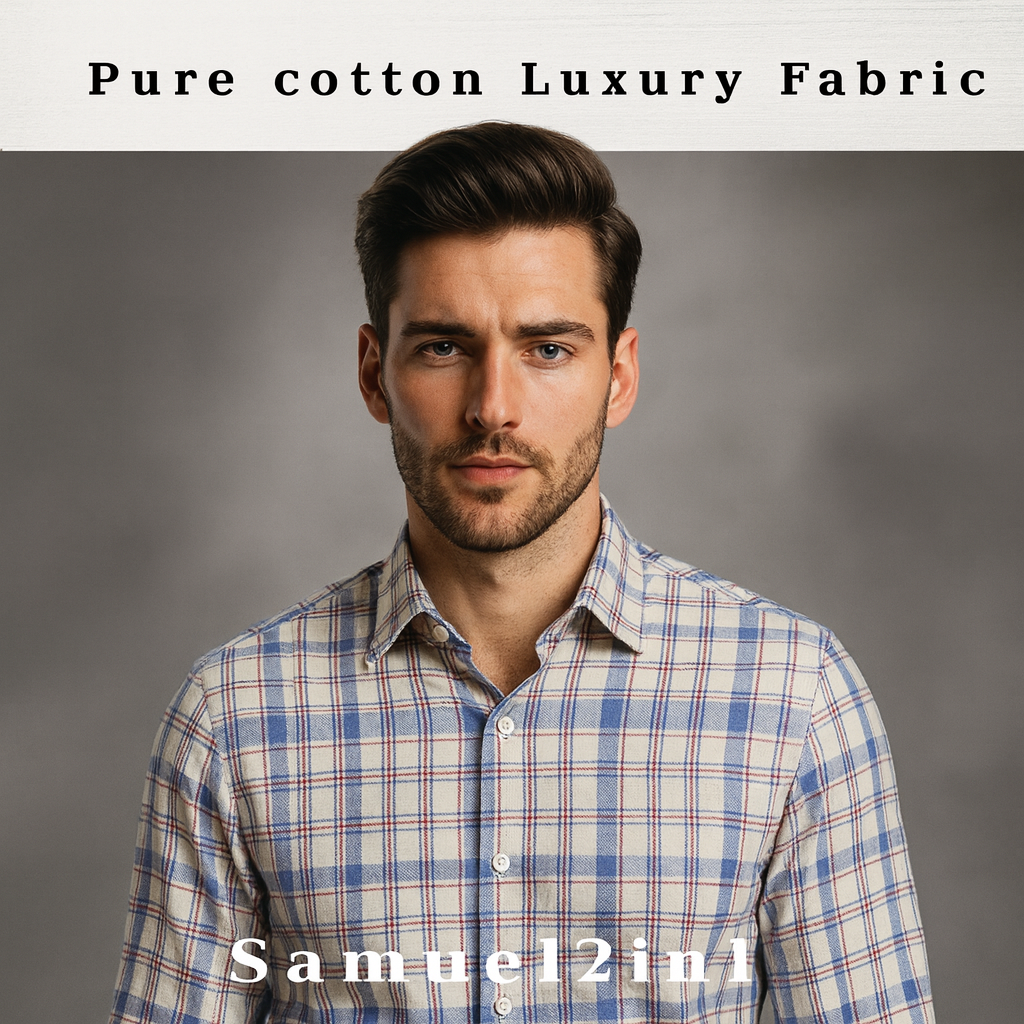 Pure Cotton Luxury Fabric – Code S805-64 | Samuel2in1