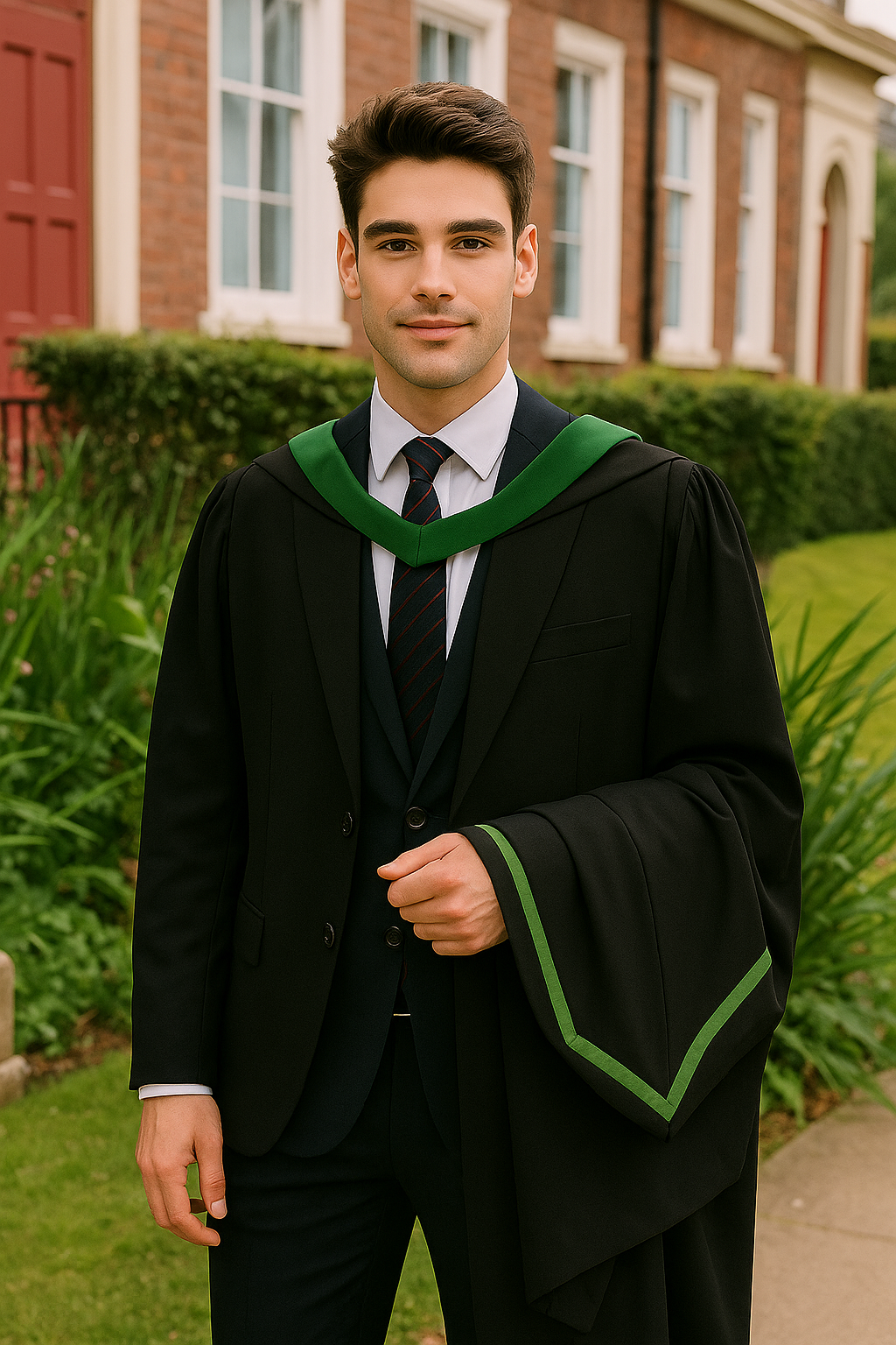 University of Leeds – Classic Dark Graduation Suit
