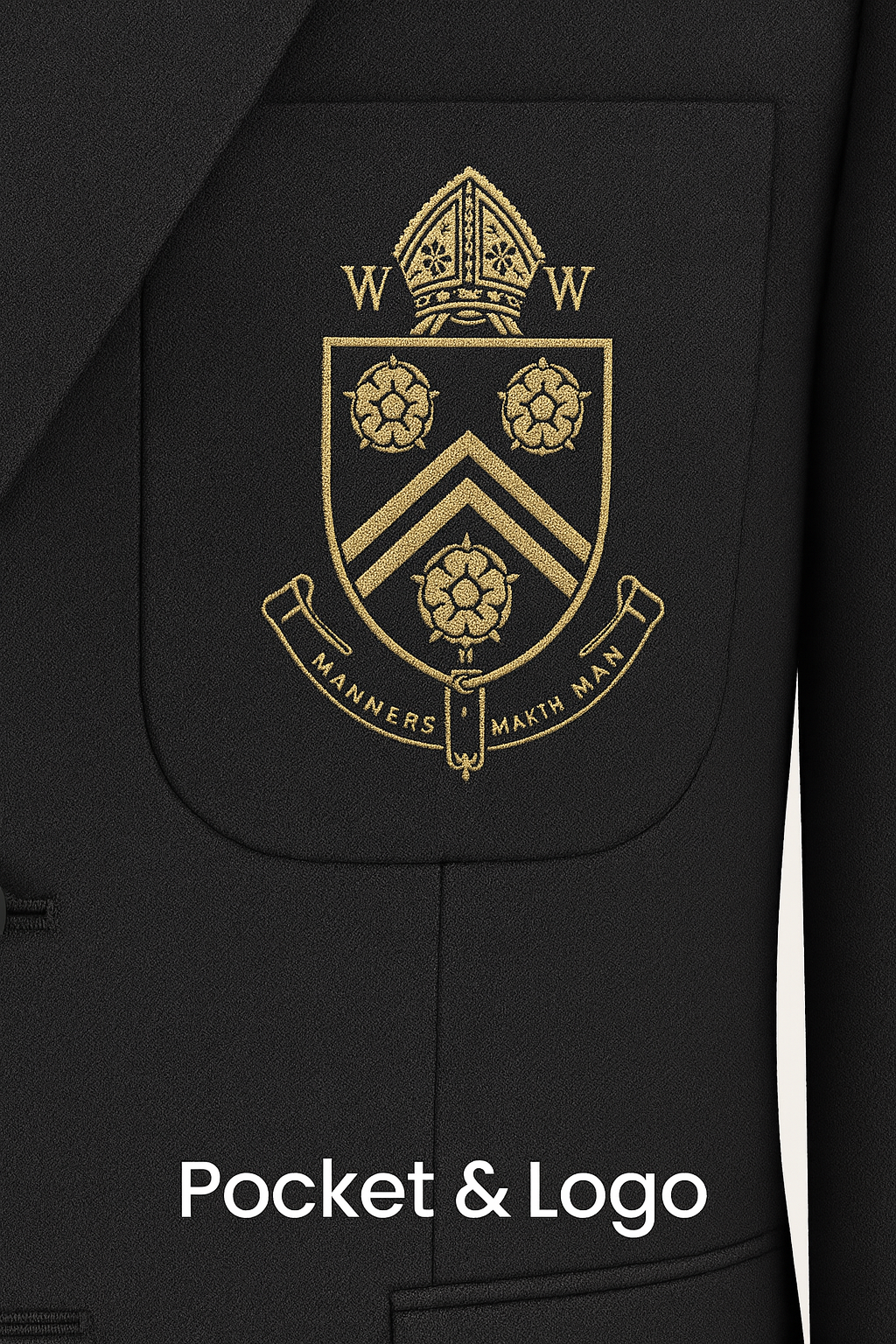 Winchester College Blazer with Embroidered Crest – Made to Order