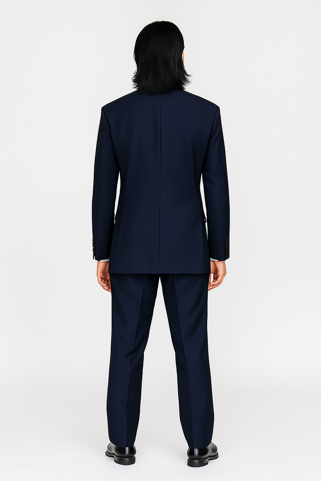 Men’s Navy Pinstripe Mod Suit | Samuel2in1 – Double Breasted Slim Fit