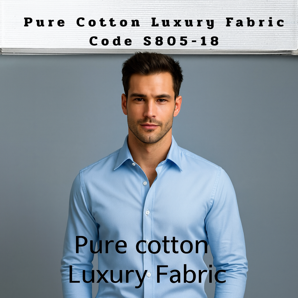 Pure Cotton Luxury Fabric - Code S805-18