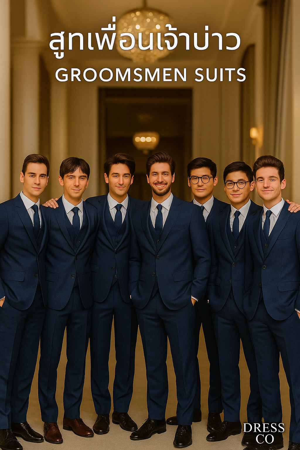 Made to Order Groomsmen Suits – Cashmere Blend Wool | Perfect Fit & Group Discoun