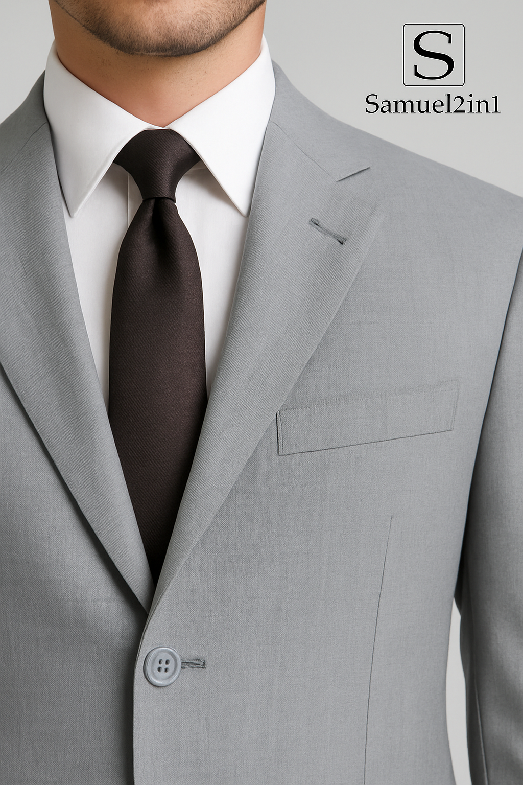 Men’s Grey Suit – Mod Suit | Samuel2in1