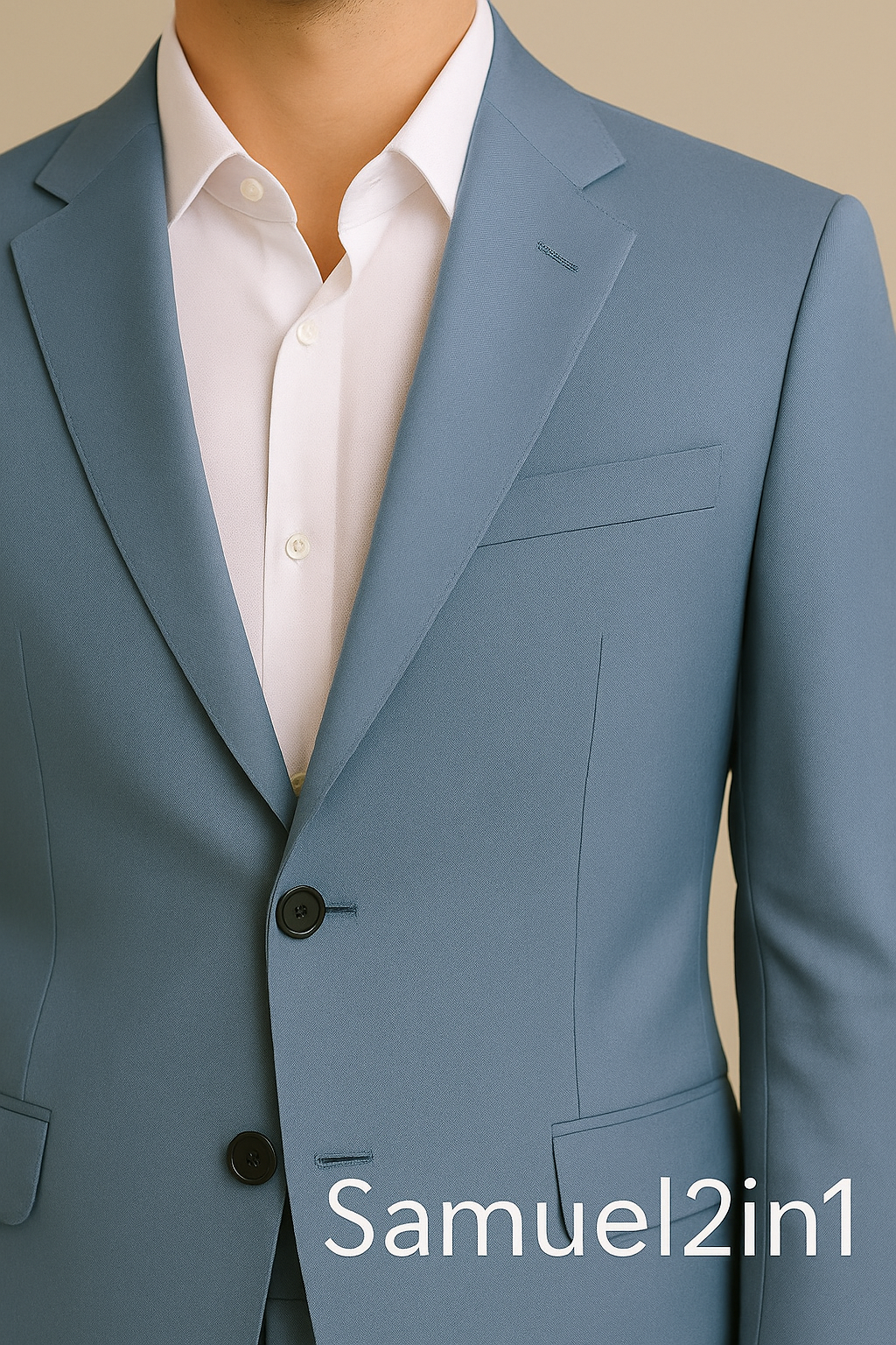Samuel2in1 Made to Order – Sky Blue Business Suit | Modern Tailored Fit