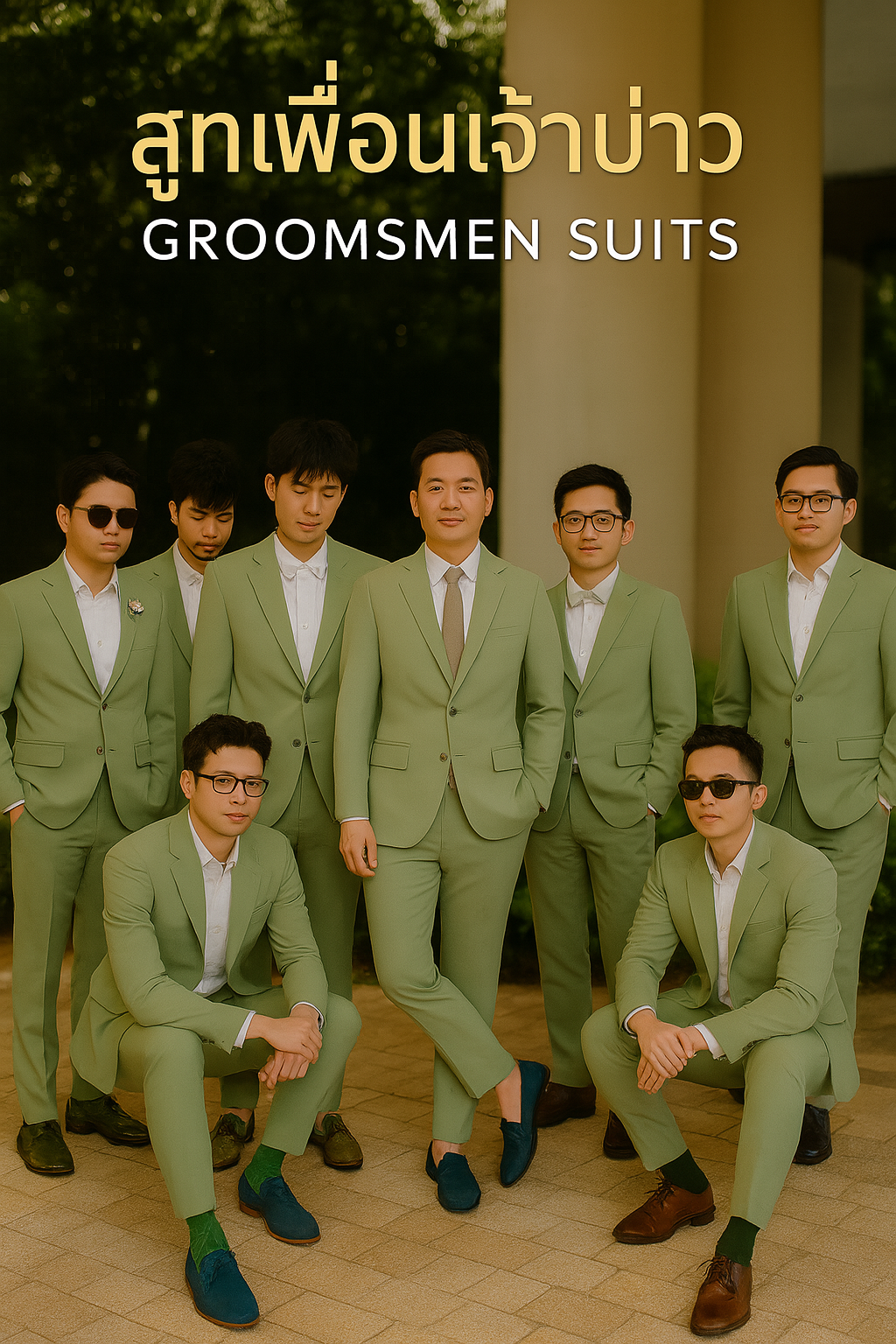 Made to Order Groomsmen Suits – Cashmere Blend Wool | Perfect Fit & Group Discount