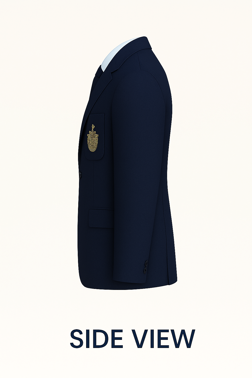 Rugby School Blazer with Embroidered Crest – Made to Order