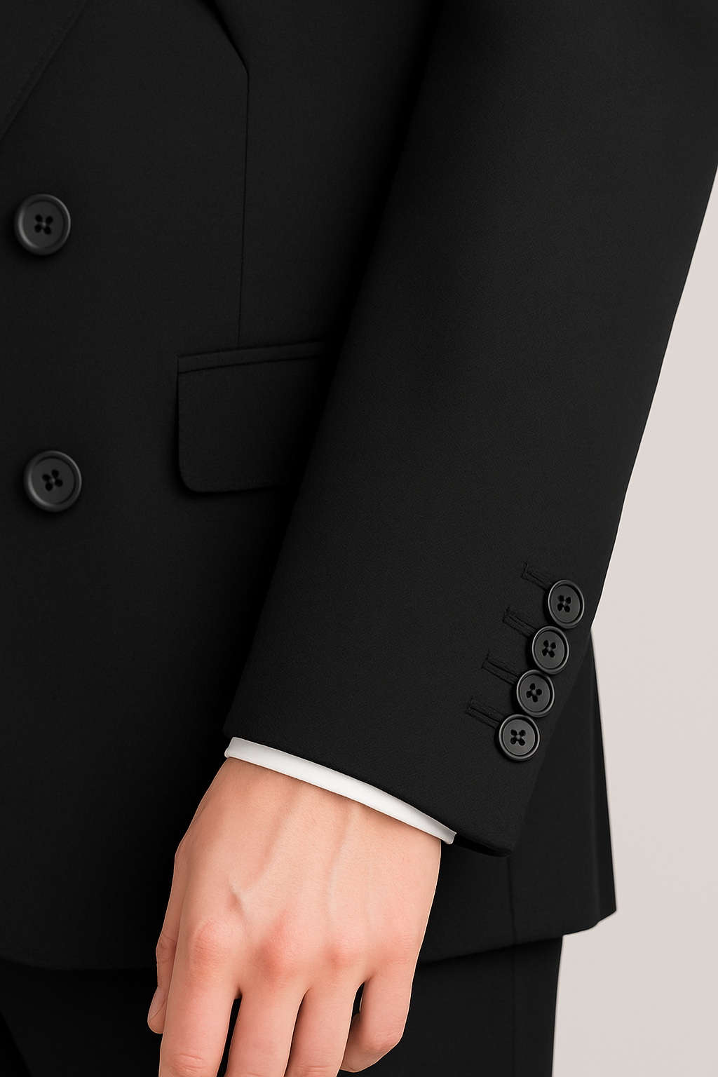 Men’s Classic Black Suit – Samuel2in1