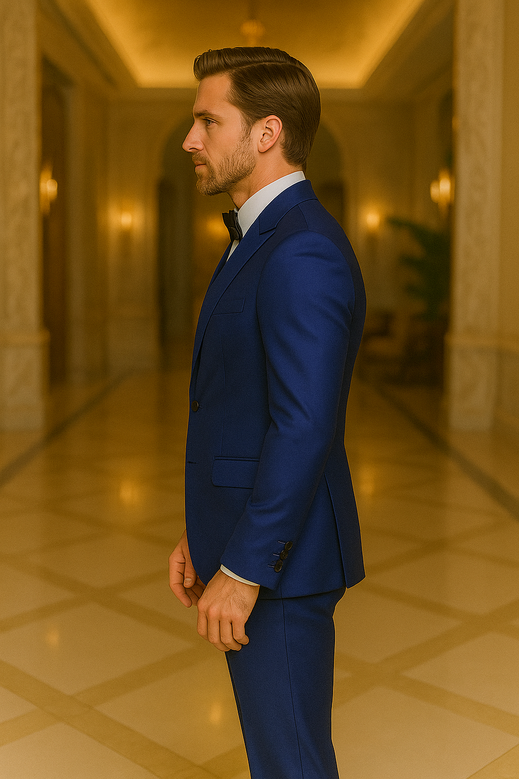 Samuel2in1 Royal Blue Tuxedo – Made to Order Luxury Men’s Suit