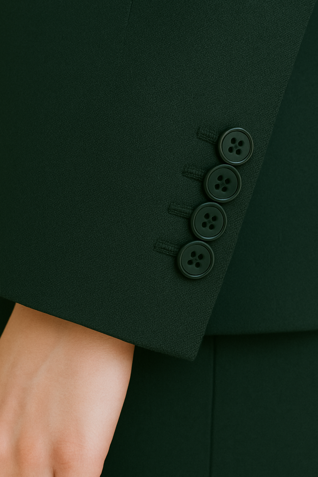 Dark Green Women’s Two-Piece Suit – Tailored Blazer & Trousers | Samuel2in1