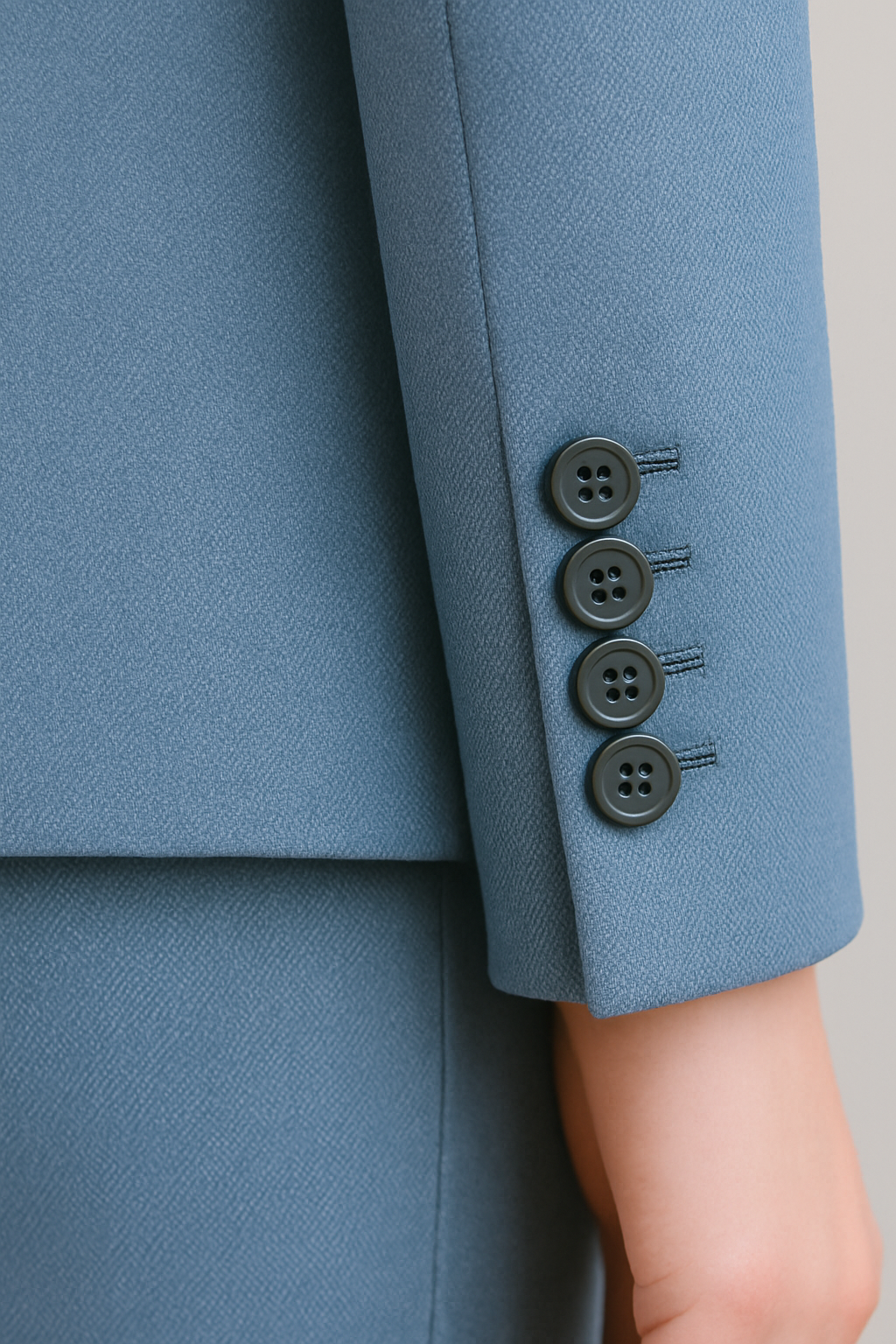 Made-to-Order Sky Blue Women’s Tailored Cashmere Suit | Samuel2in1