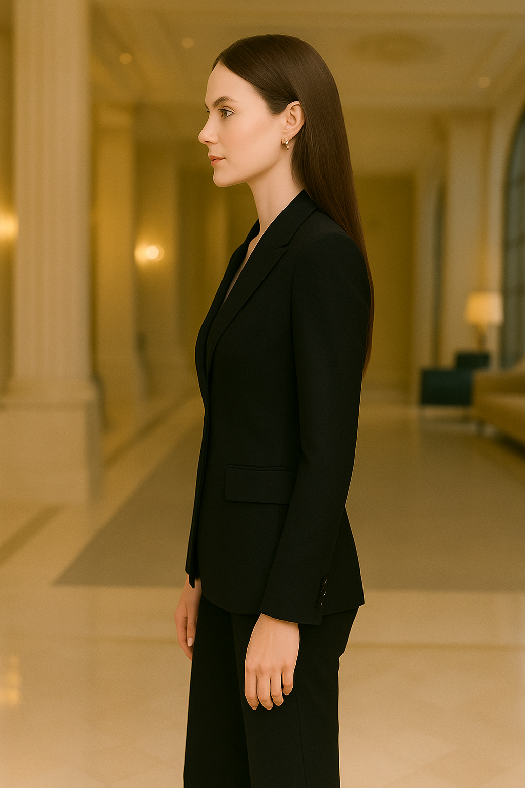 Made to Order Women’s Black Suit | Samuel2in1