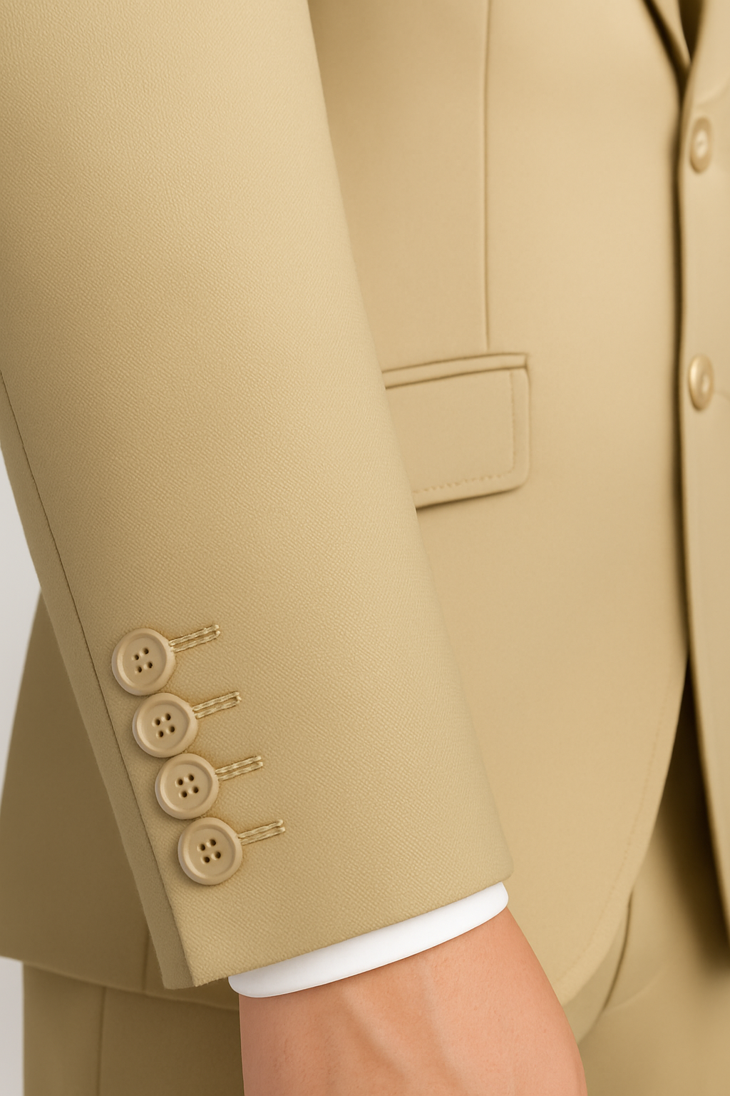 Samuel2in1 Beige Suit – Classic Modern Fit 3-Piece | Men’s Premium Suit