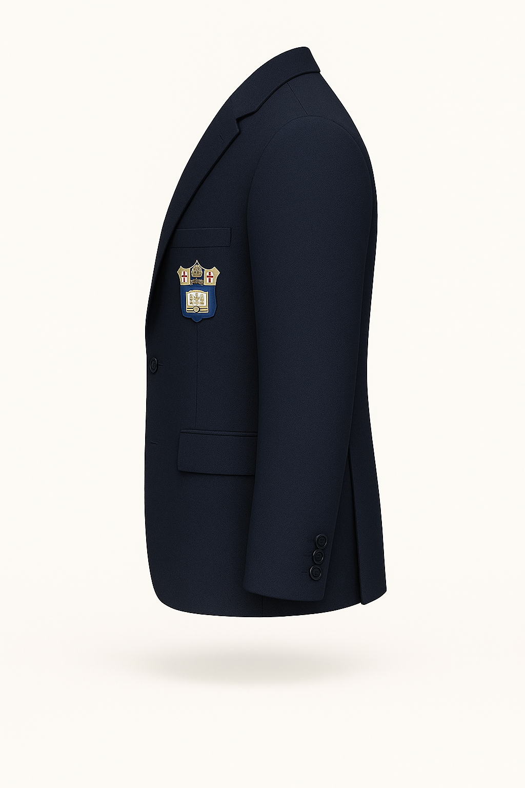 Marlborough College Blazer with Embroidered Crest – Made to Order