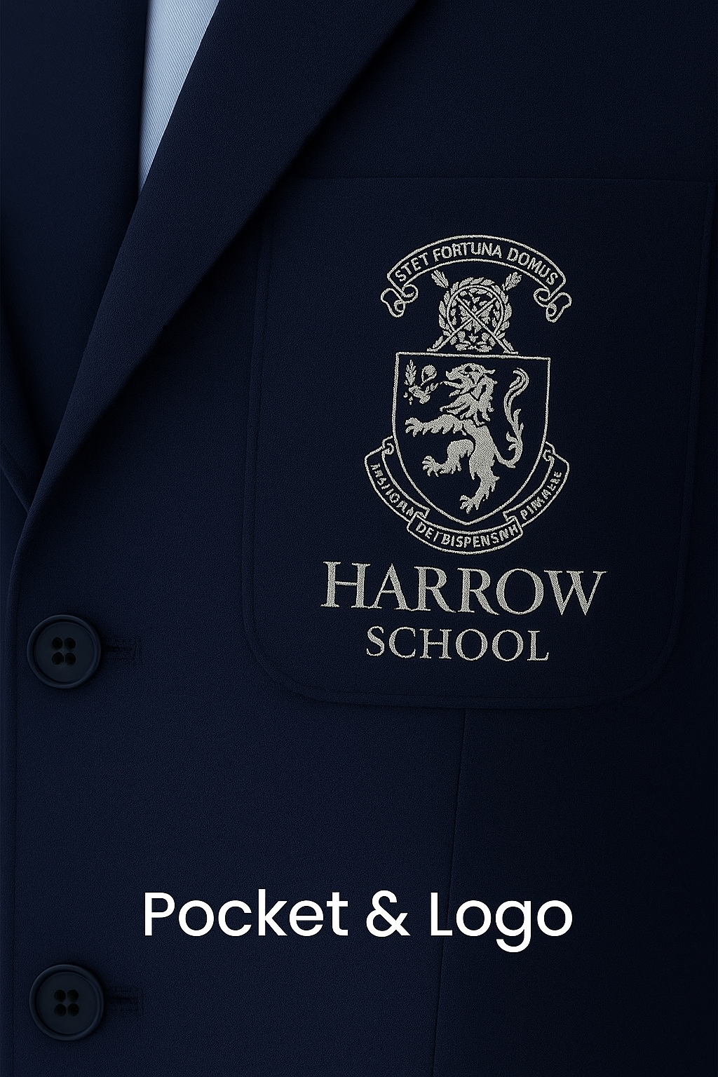 Harrow School Navy Blazer – Made to Order