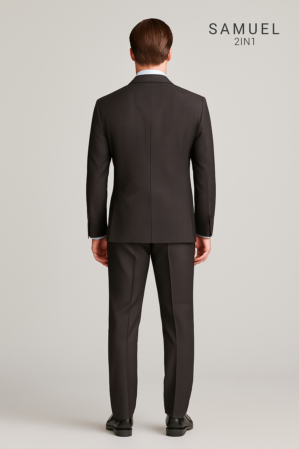 Samuel2in1 Dark gray Mod Suit – Made to Order Premium Tailoring