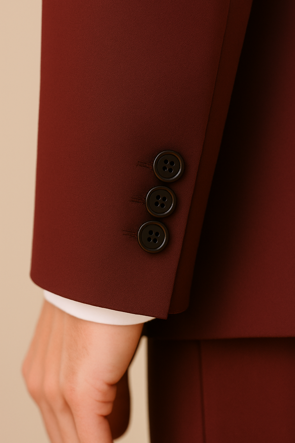 Samuel2in1 Burgundy Patch Pocket Suit – Made to Order