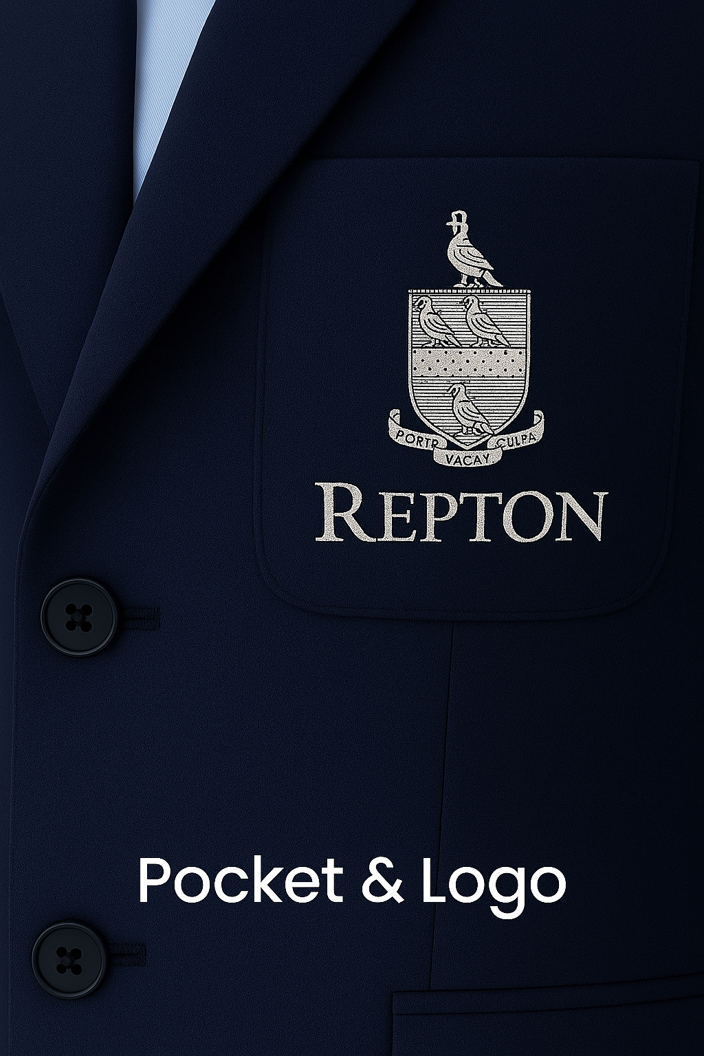 Repton School Navy Blazer – Made to Order