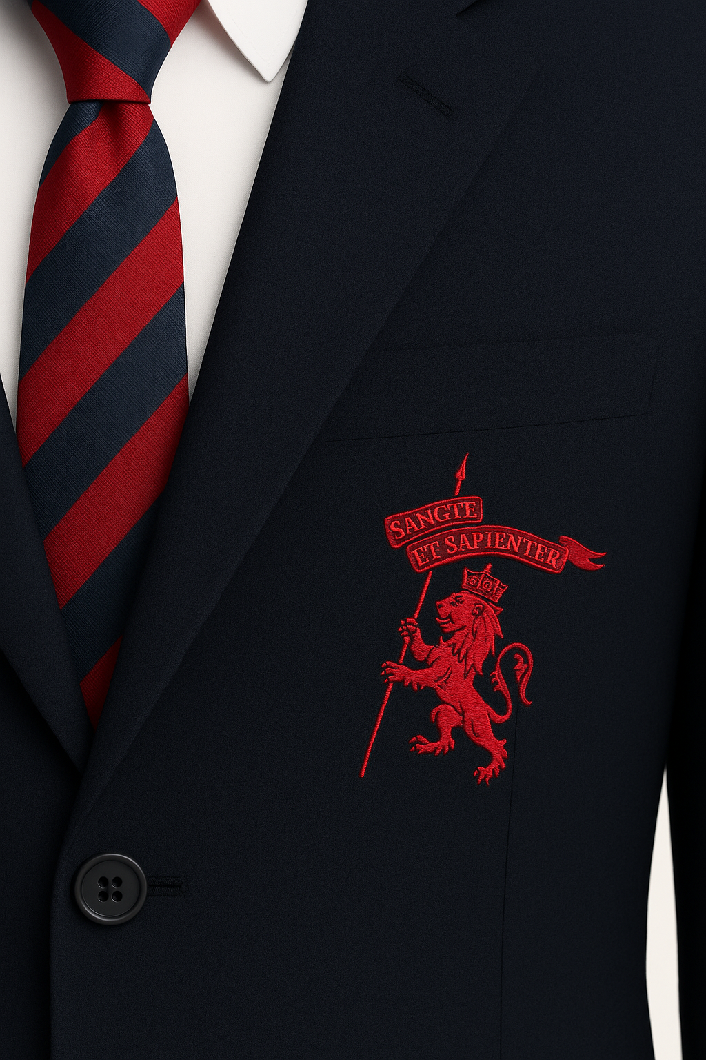 King’s College School, Wimbledon Blazer with Embroidered Crest – Made to Order