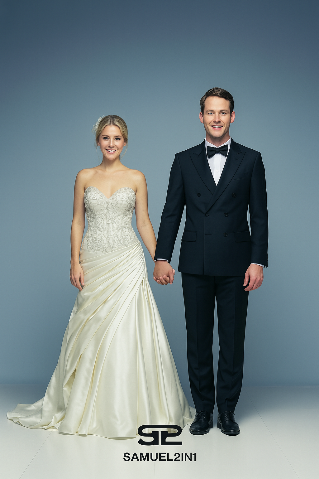 Classic Black Double-Breasted Wedding Suit – Timeless Groom Attire
