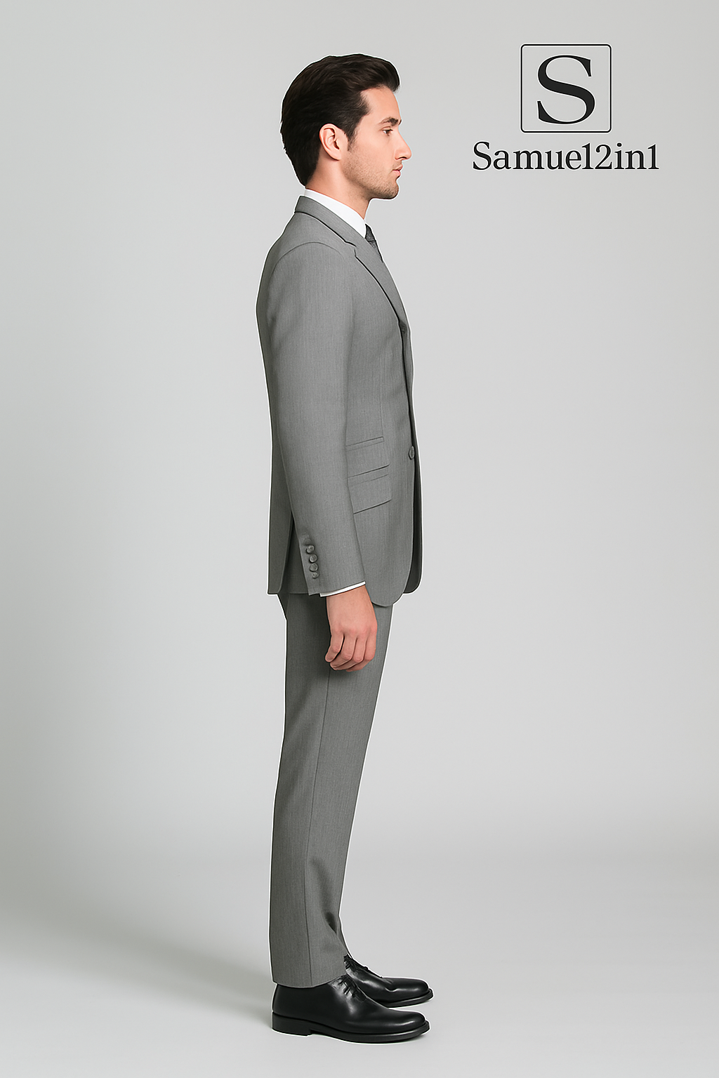 Men’s Grey Suit – Mod Suit | Samuel2in1