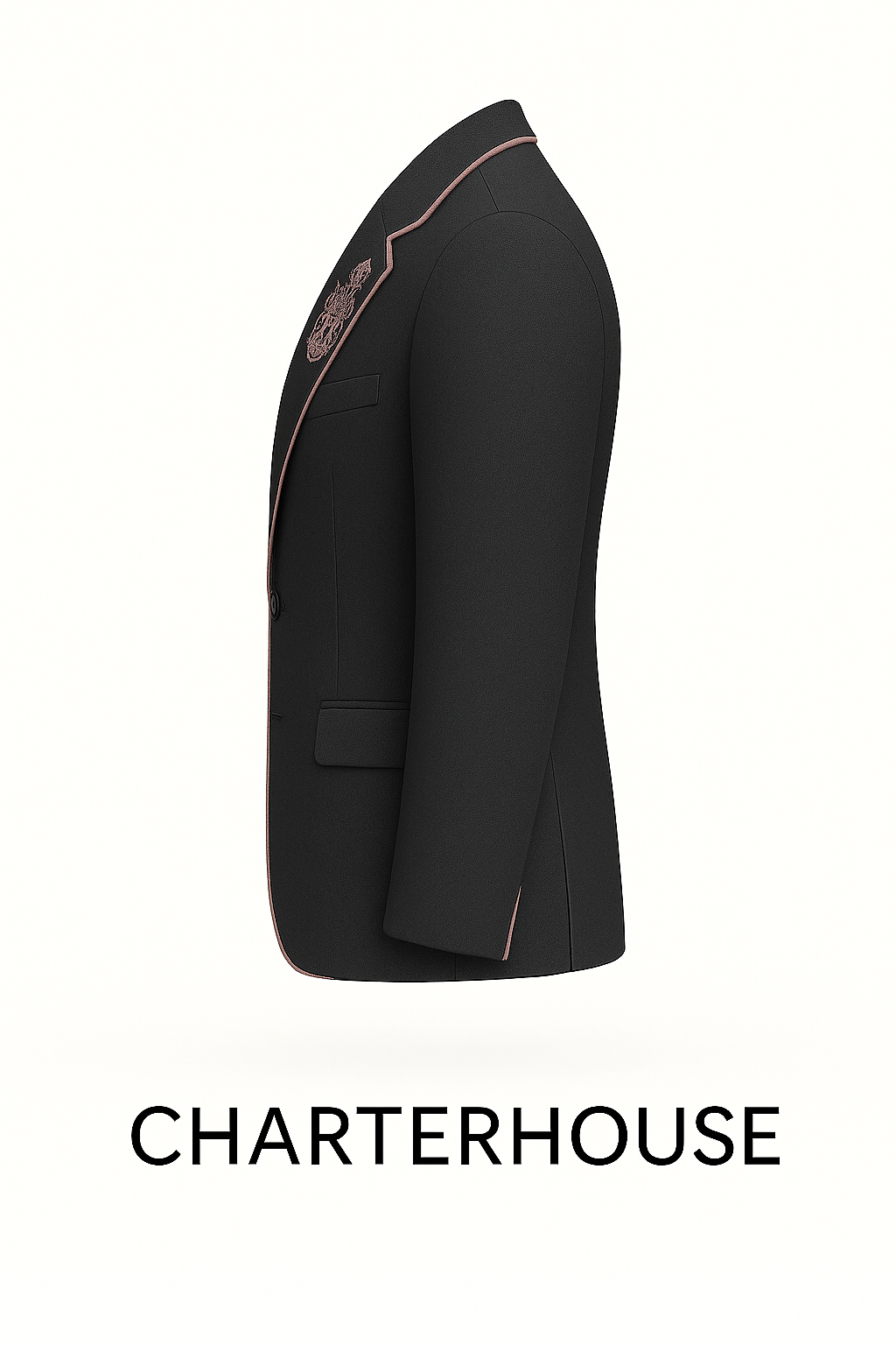 Charterhouse Blazer with Embroidered Crest – Made to Order