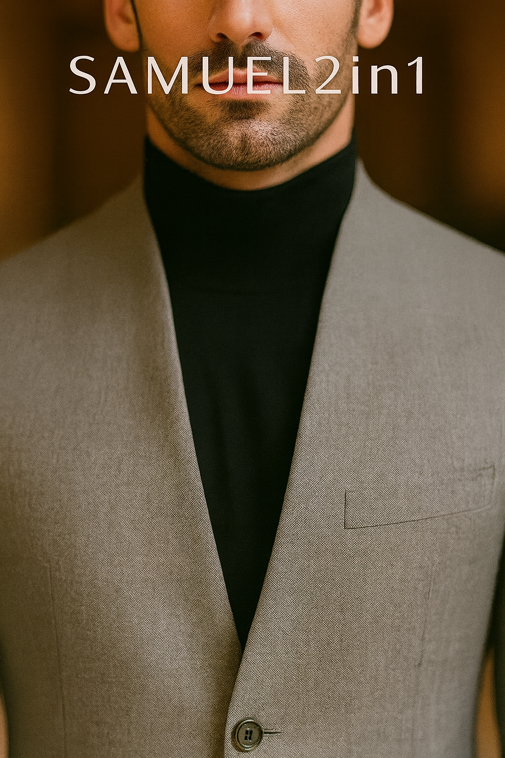 Samuel2in1 Men’s Grey Single-Breasted Suit – Modern Minimalist Elegance