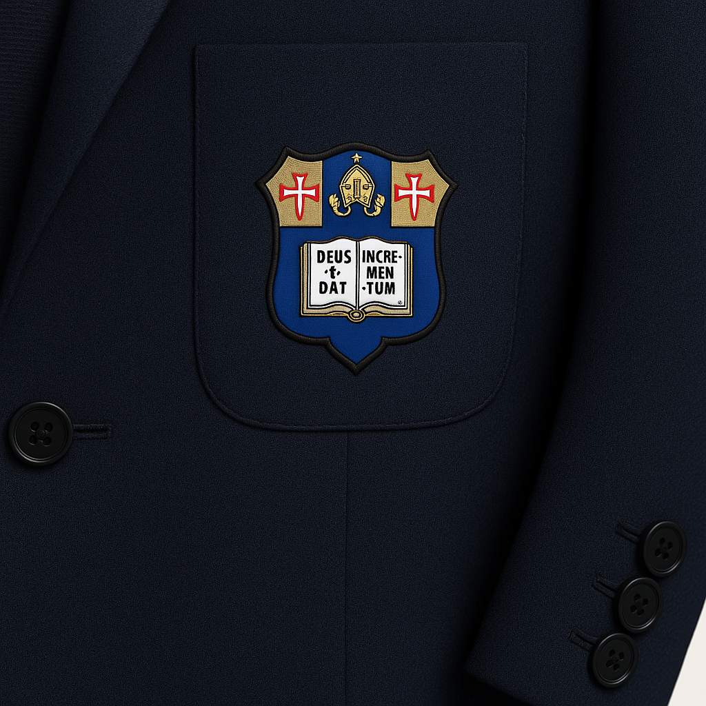 Marlborough College Blazer with Embroidered Crest – Made to Order