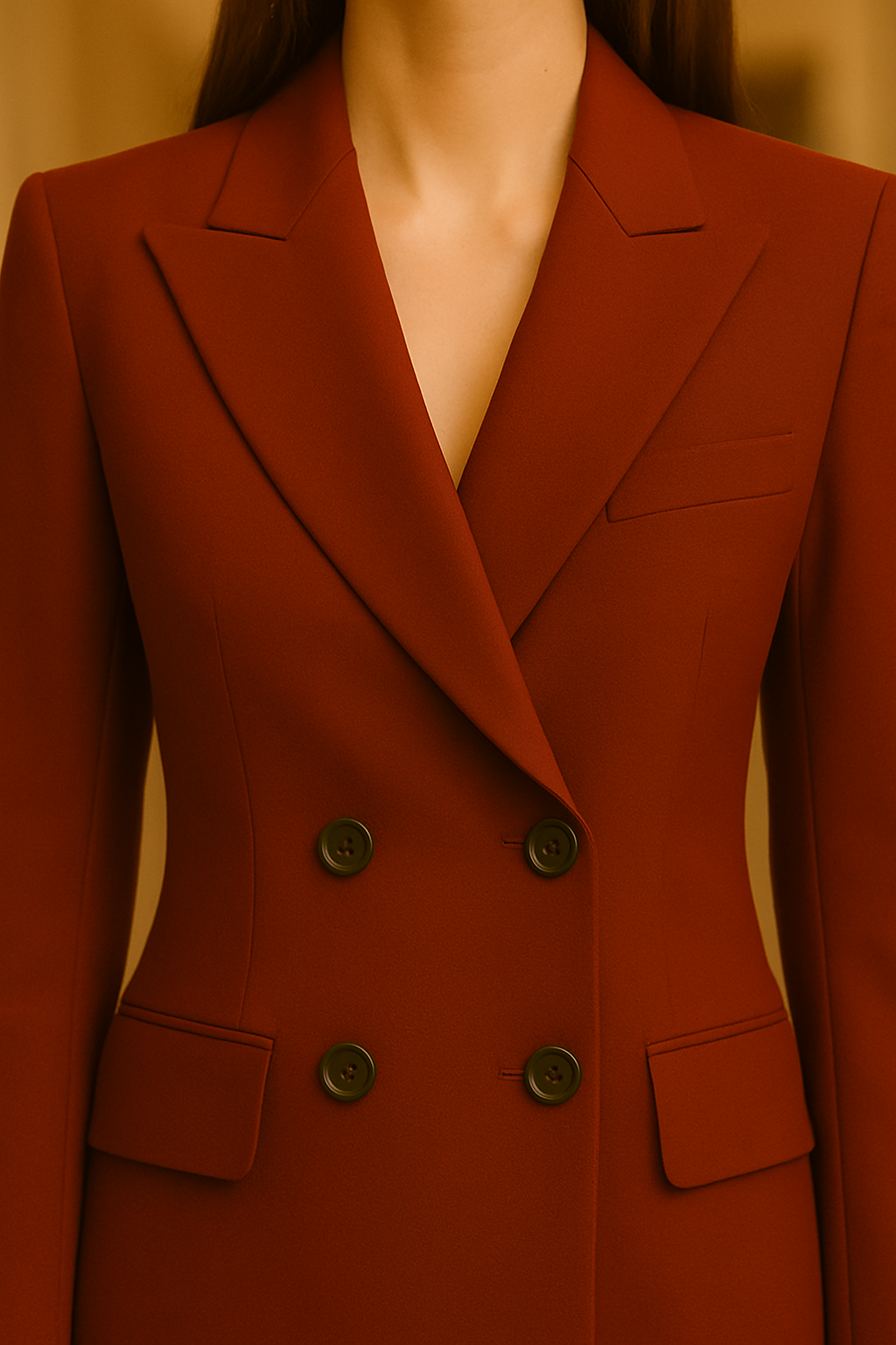 Burgundy Women’s Modern Pocket Suit – Samuel2in1 Premium Tailoring