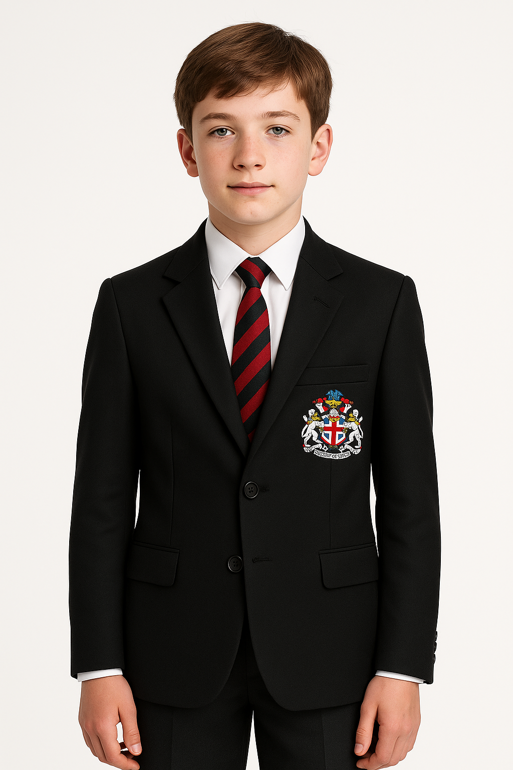 City of London Blazer with Embroidered Crest – Made to Order