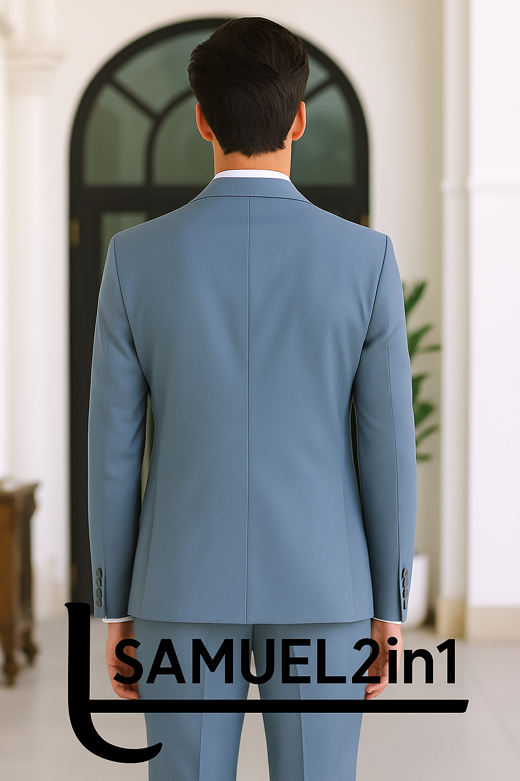 Samuel2in1 Made to Order – Sky Blue Business Suit | Modern Tailored Fit