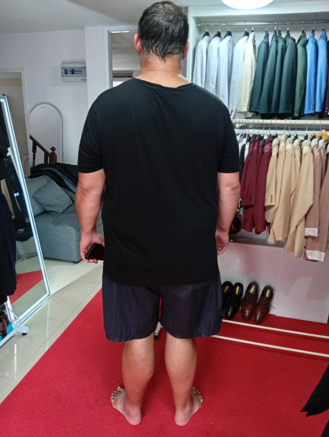 Bespoke Black Suit Transformation – UK Manchester Customer
