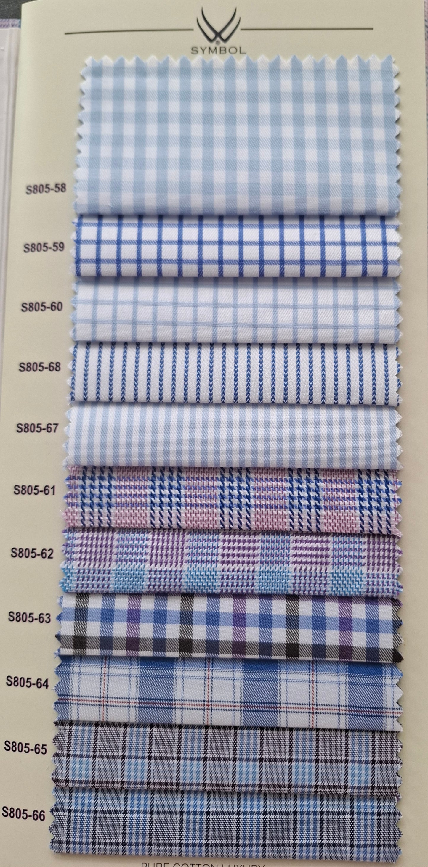 Pure Cotton Luxury Fabric - Code S805-59 | Samuel2in1