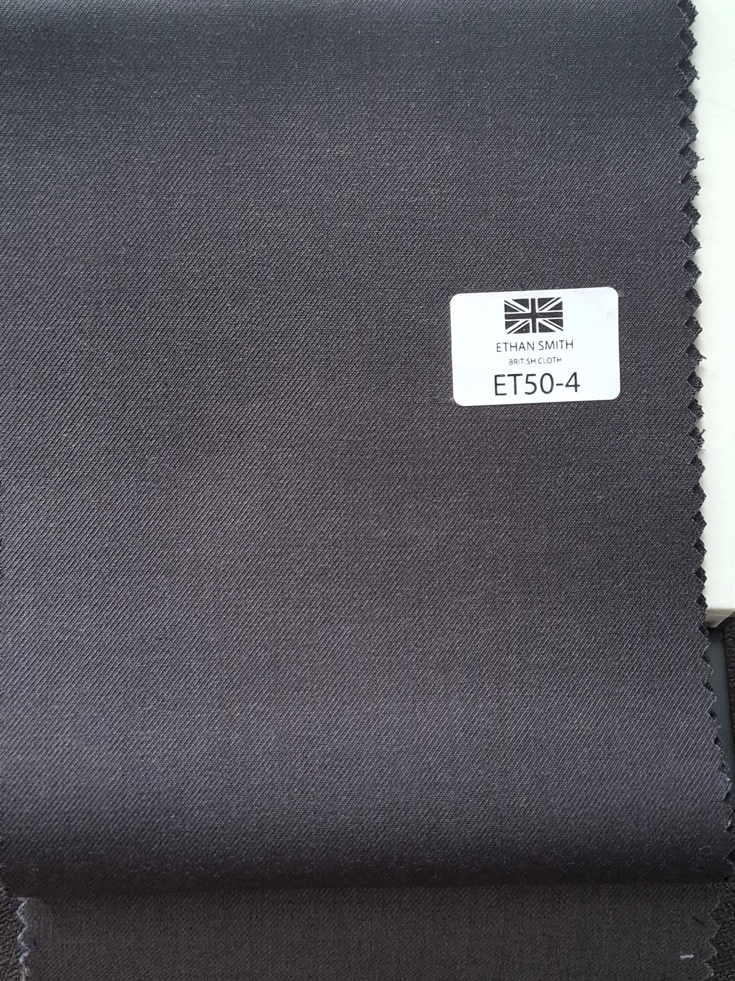Premium Suit Fabric – Classic Black (ET50-4) | Ethan Smith