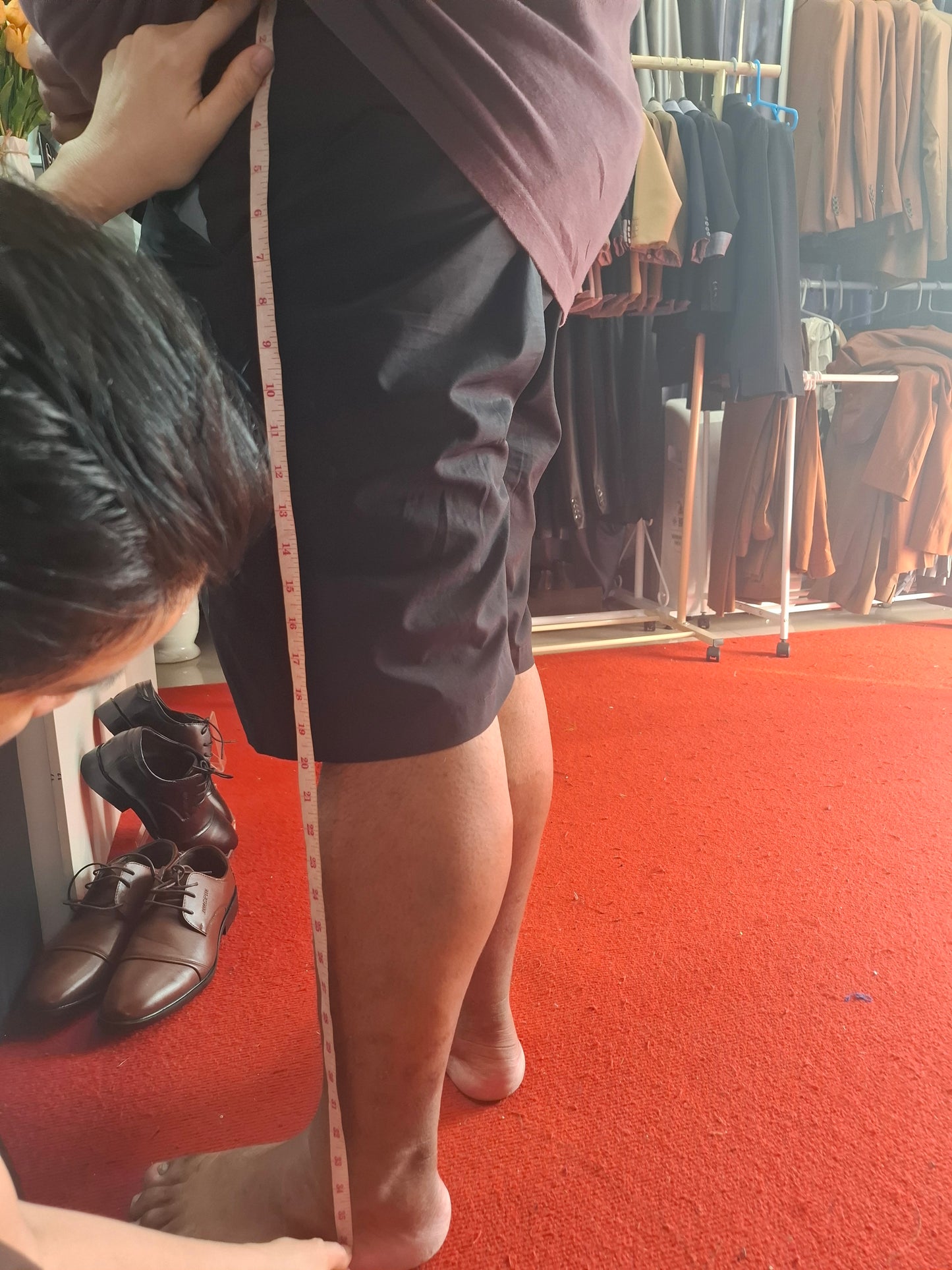 Custom Suit Fitting – Plus Size Client Thailand