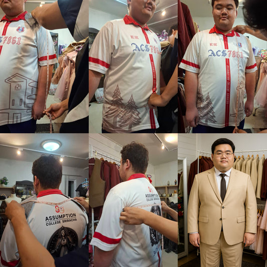 Customer – Beige Suit for Assumption College Prom | Samuel2in1