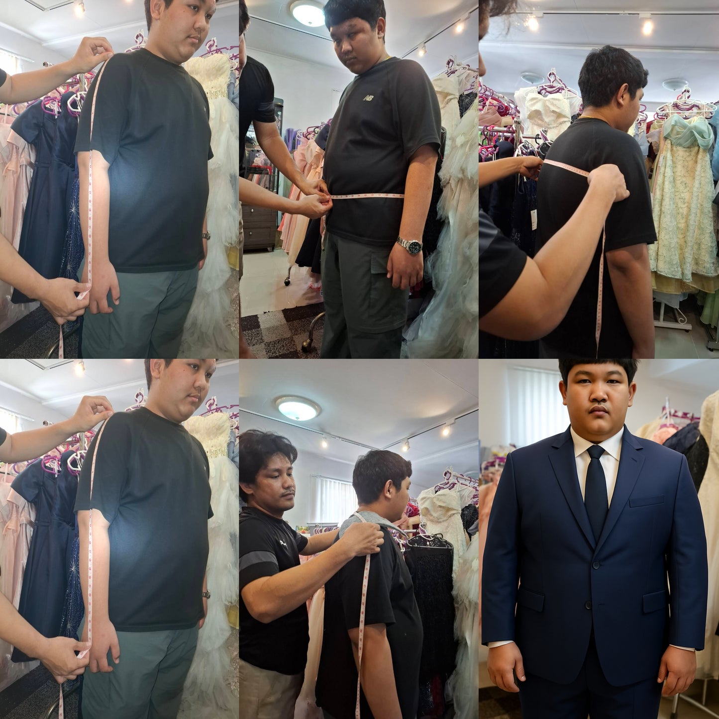 Customer – Navy Blue Suit for Wedding (Bridal Family) | Samuel2in1