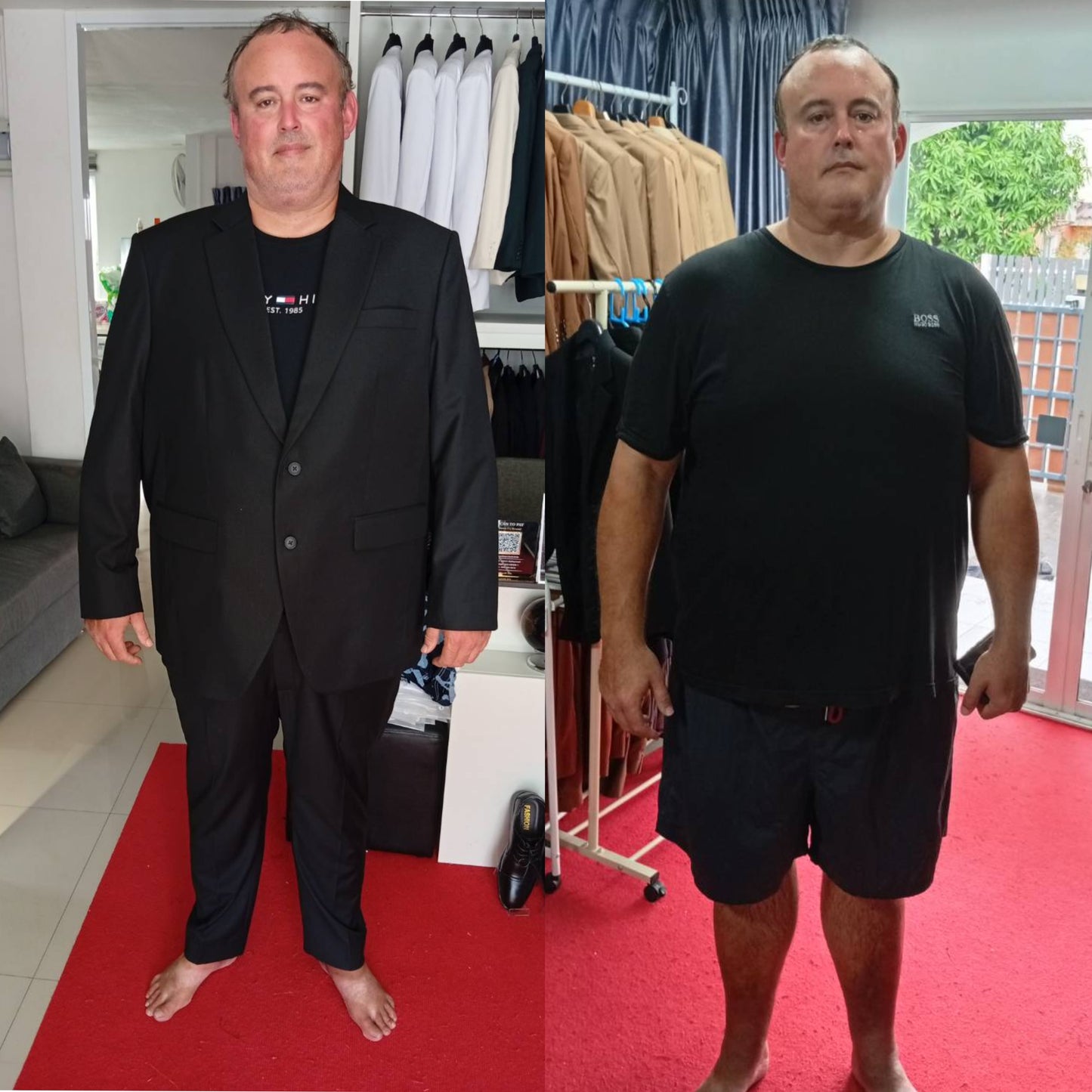 Bespoke Black Suit Transformation – UK Manchester Customer