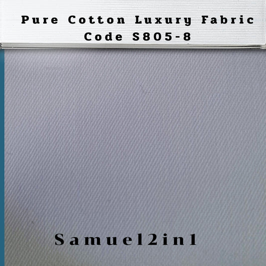 Pure Cotton Luxury Wrinkle Resistant Shirting – Code S805-8