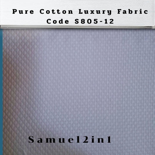 Pure Cotton Luxury Fabric – Code S805-12 | Samuel2in1