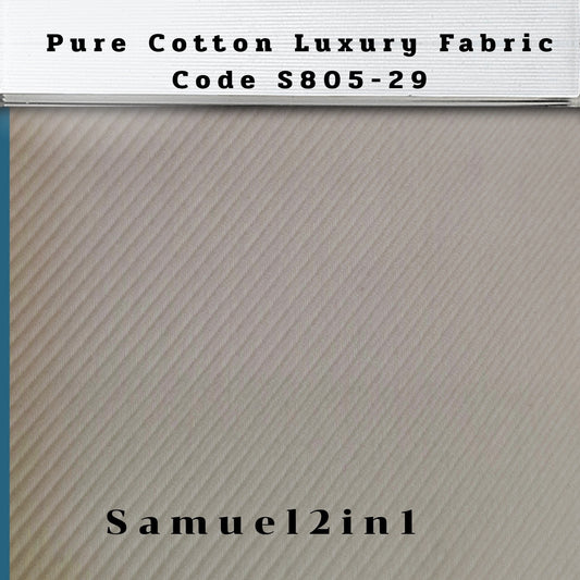 Pure Cotton Luxury Shirting Fabric – Code S805-29 (Blue)