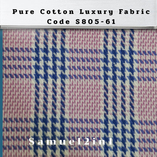 Pure Cotton Luxury Fabric – Code S805-61 | Samuel2in1